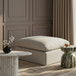 Indulge - Linen Ottoman
