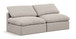 Indulge - Linen 2 Seat Modular Armless Sofa