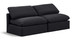Indulge - Linen 2 Seat Modular Armless Sofa
