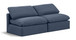 Indulge - Linen 2 Seat Modular Armless Sofa
