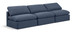 Indulge - Linen 3 Seat Modular Armless Sofa