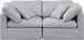 Indulge - Linen 2 Seat Modular Sofa