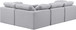 Indulge - Linen 4 Piece Modular Corner Sectional