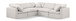 Indulge - Linen 5 Piece Modular Corner Sectional