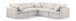 Indulge - Linen 5 Piece Modular Corner Sectional