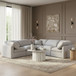 Indulge - Linen 5 Piece Modular Corner Sectional