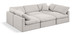 Indulge - Linen 6 Piece Modular Sectional