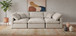 Indulge - Linen 6 Piece Modular Sectional