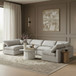 Indulge - Linen 6 Piece Modular U-Shaped Sectional