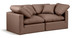 Indulge - Faux Leather 2 Seat Modular Sofa