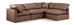 Indulge - Faux Leather 4 Piece Modular Sectional
