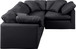 Indulge - Faux Leather 4 Piece Modular Corner Sectional