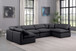 Indulge - Faux Leather 6 Piece Modular U-Shaped Sectional