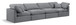 Indulge - Velvet 4 Seat Modular Sofa