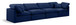 Indulge - Velvet 4 Seat Modular Sofa