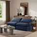 Indulge - Velvet 2 Seat Modular Armless Sofa