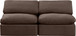 Indulge - Velvet 2 Seat Modular Armless Sofa
