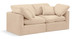 Indulge - Velvet 2 Seat Modular Sofa