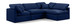 Indulge - Velvet 4 Piece Modular Sectional