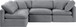 Indulge - Velvet 4 Piece Modular Sectional