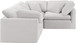 Indulge - Velvet 4 Piece Modular Corner Sectional