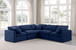 Indulge - Velvet 5 Piece Modular Corner Sectional