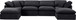 Indulge - Velvet 6 Piece Modular Double Chaise Sectional