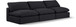 Comfy - Linen Modular Armless Sofa 3 Seats