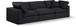 Comfy - Linen Modular Sofa 3 Seats