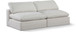 Comfy - Linen Modular Armless Sofa 2 Seats