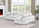 Comfy - 4 Piece Linen Fabric Modular Armless Sectional