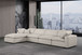 Comfy - 5 Piece Linen Modular Sectional With Chaise