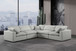 Comfy - 5 Piece Linen Modular Corner Sectional