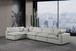 Comfy - 5 Piece Linen Modular Sectional