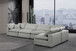 Comfy - 5 Piece Linen Modular Sectional