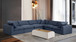 Comfy - 6 Piece Linen Modular Corner Sectional