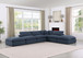 Comfy - 6 Piece Linen Modular Sectional