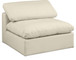 Comfy - Faux Leather Armless Chair