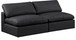 Comfy - Faux Leather Modular Armless Sofa 2 Seats