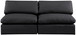 Comfy - Faux Leather Modular Armless Sofa 2 Seats