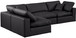 Comfy - 4 Piece Faux Leather Modular Armless Sectional