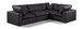 Comfy - 4 Piece Faux Leather Modular Sectional