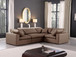 Comfy - 4 Piece Faux Leather Modular Sectional