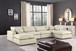 Comfy - 6 Piece Faux Leather Modular Double Chaise Sectional