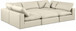 Comfy - 6 Piece Faux Leather Sectional