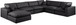 Comfy - 7 Piece Faux Leather Modular Sectional With Chaise