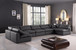 Comfy - 7 Piece Faux Leather Modular Armless Sectional