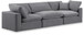 Comfy - Velvet Modular Sofa 3 Seats