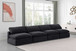 Comfy - Velvet Modular Armless Sofa 4 Seats