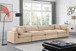 Comfy - Velvet Modular Sofa 4 Seats
